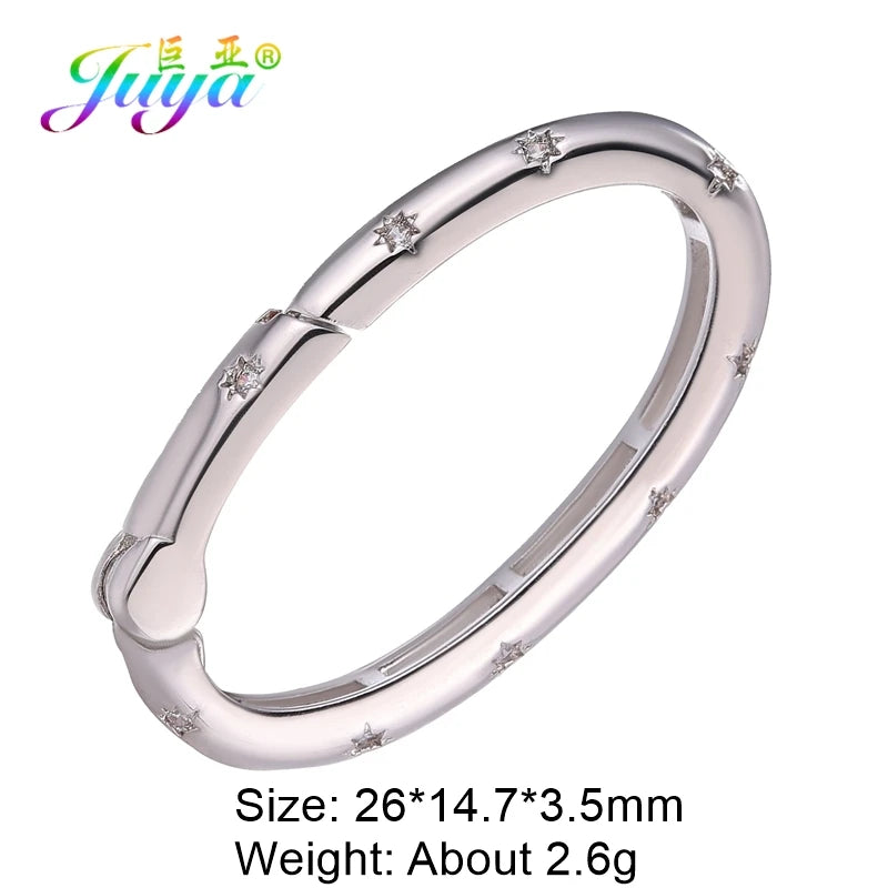 Juya DIY Decoration Carabiner Fastener Spring Lobster Screw Locket Clasps Accessories For Keychain Necklace Making