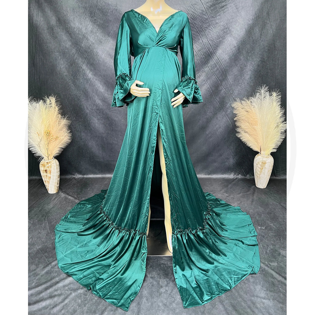 Don&Judy Elegant Wedding Party Dresses Bride Travel Shooting Evening Gown vestidos de novia Women Vintage Maternity Photography