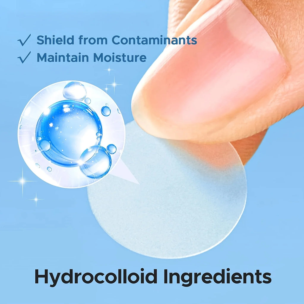 36 pieces of multi-color star acne patches, facial acne patches, concealer acne patches, and pimples patches, ultra-thin.