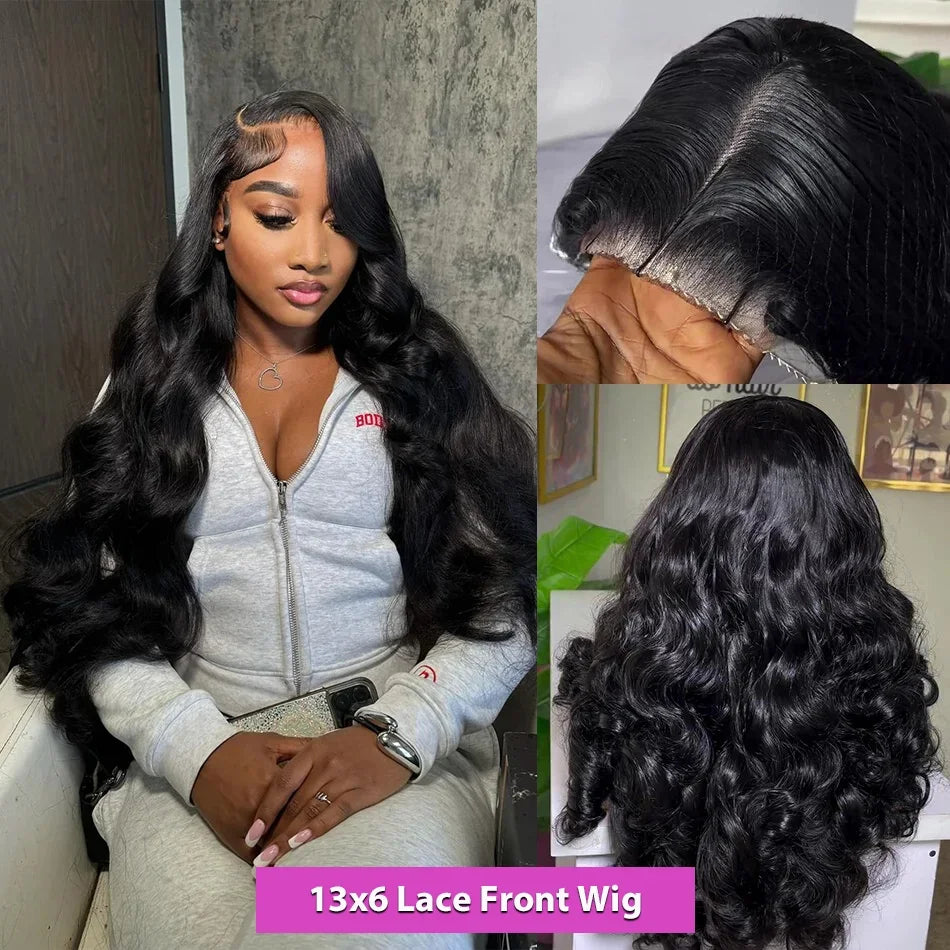 360 Body Wave Human Hair Wigs 4x4 5x5 Lace Closure Wig 13x4 13x6 hd Lace Frontal 200 Density Black Human Hair Wigs for Women