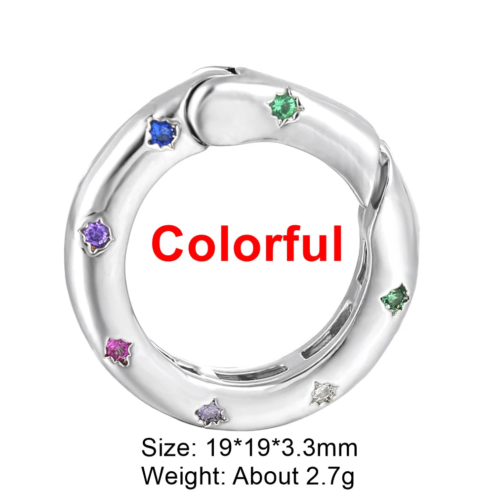 Juya DIY Decoration Carabiner Fastener Spring Lobster Screw Locket Clasps Accessories For Keychain Necklace Making