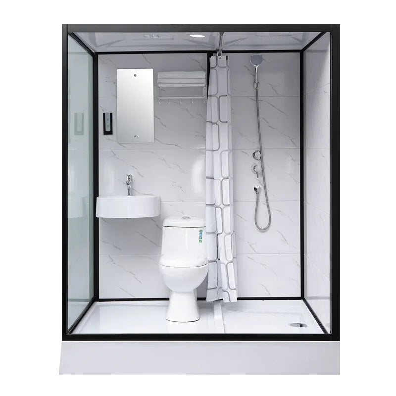 Integral shower room Integrated shower room Bathroom  integrated bathroom Simple toilet Dry and wet separation