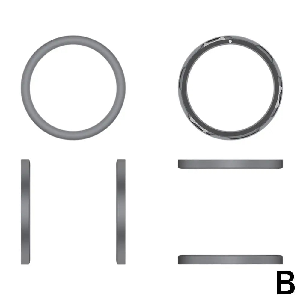 Replacement Metal Case for Nothing CMF Watch Pro 2, Flat Monochrome Bezel Hard Shell, Durable & Stylish Smartwatch Accessory