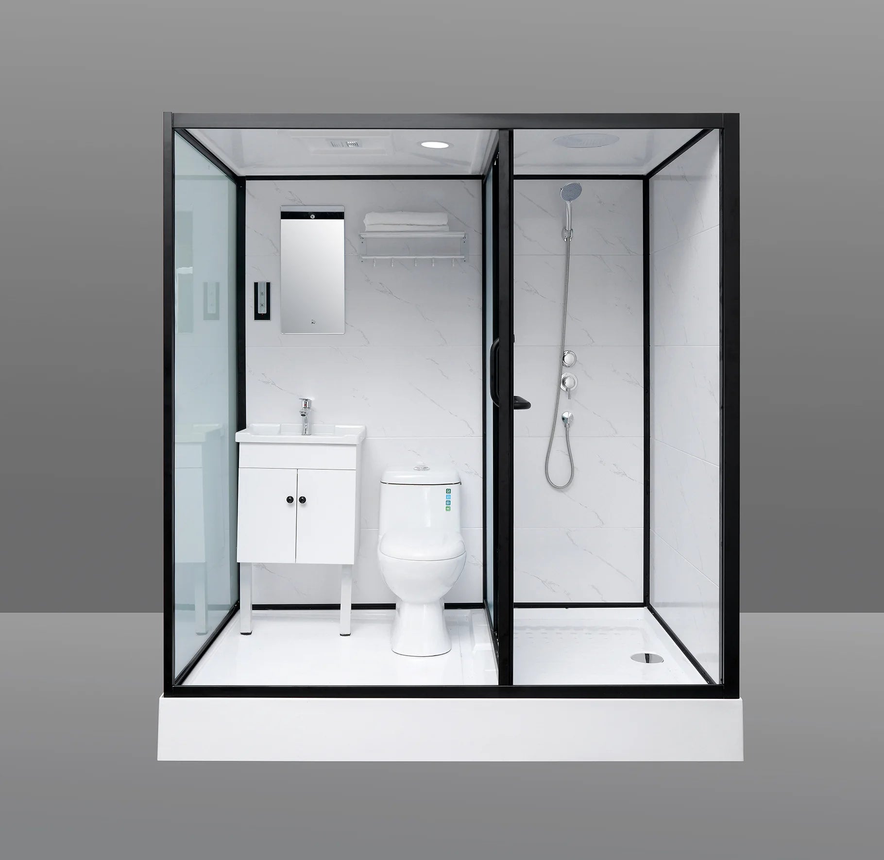 Integral shower room Integrated shower room Bathroom  integrated bathroom Simple toilet Dry and wet separation
