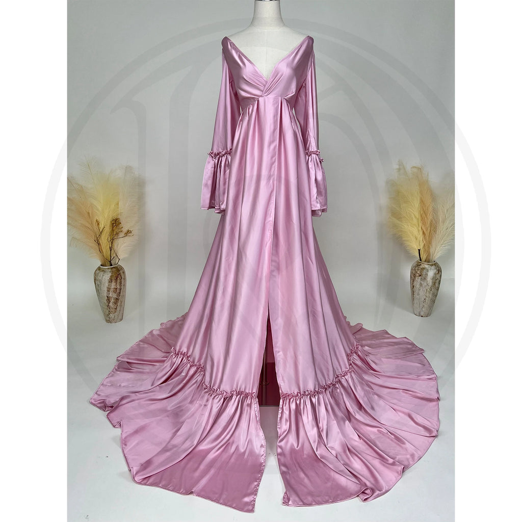 Don&Judy Elegant Wedding Party Dresses Bride Travel Shooting Evening Gown vestidos de novia Women Vintage Maternity Photography