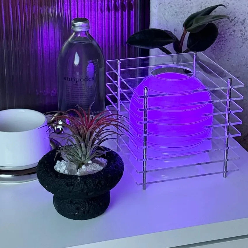 DIY Acrylic Thousand Layer Lamp Moon Lamp Desktop Decoration Suspended Atmosphere Light Room Props Home Decor Night Light Gifts