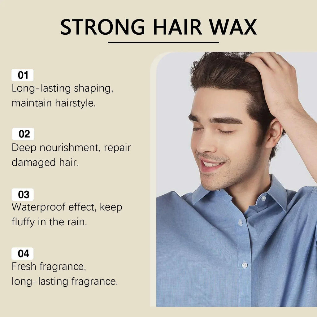East Moon Strong Hair Wax Long Lasting Stying Non Greasy Soften Smoothing Edge Control Barbershop Tools Unisex Hairdressing Care