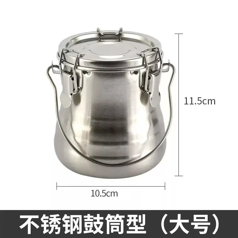 Paint Brush Cleaner and Holder Airtight Stainless Steel Brush Washer Bucket for Painting with Removable Porous Filter Art