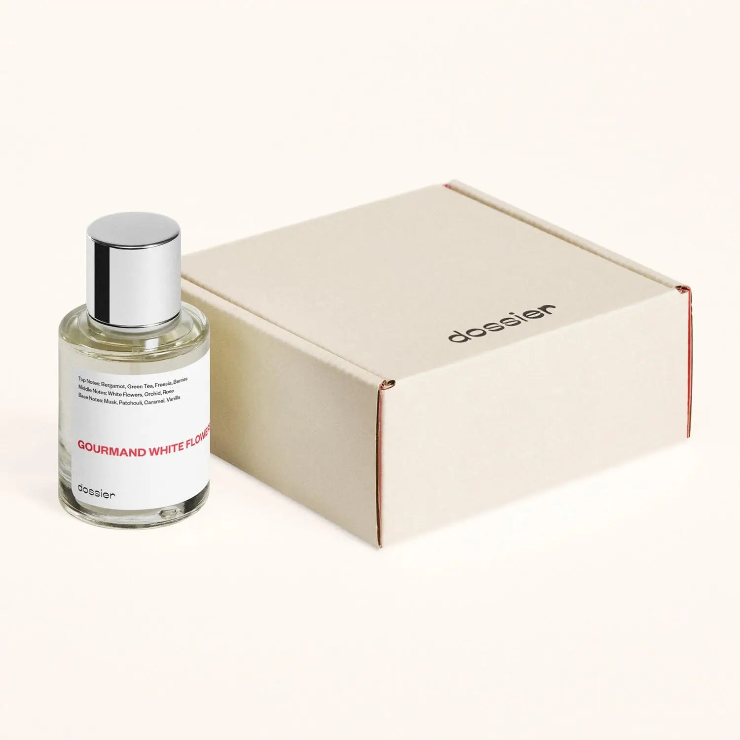 Dossier Gourmand White Flowers - An Opulent Floral Gourmand, Velvety White Bouquet with Vegan Formulation
