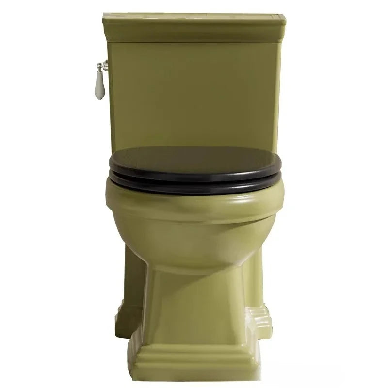 Toilet household personalized American color ordinary ceramic integrated toilet