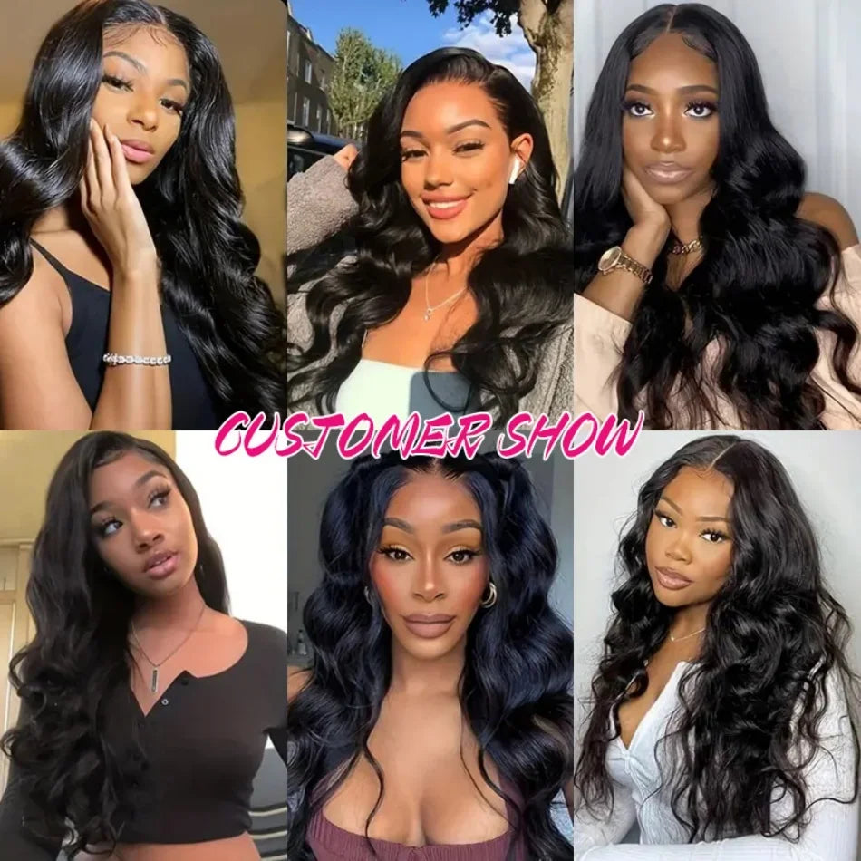 360 Body Wave Human Hair Wigs 4x4 5x5 Lace Closure Wig 13x4 13x6 hd Lace Frontal 200 Density Black Human Hair Wigs for Women
