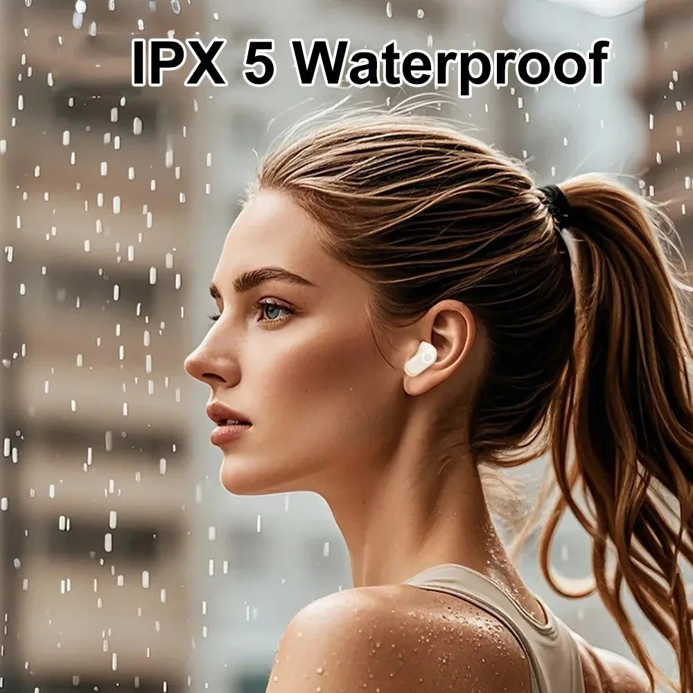 New In Ear Wireless Earphones Bluetooth 5.4 Headphones HiFi Stereo Sound Built-in Mic ENC Noise Reduction Headphone for iPhone