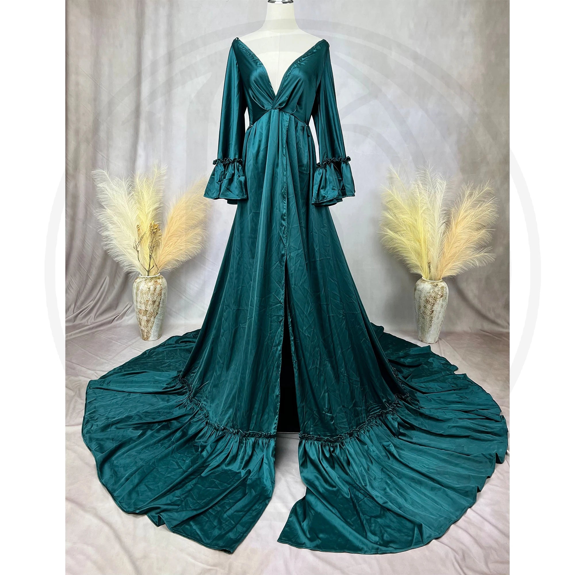 Don&Judy Elegant Wedding Party Dresses Bride Travel Shooting Evening Gown vestidos de novia Women Vintage Maternity Photography