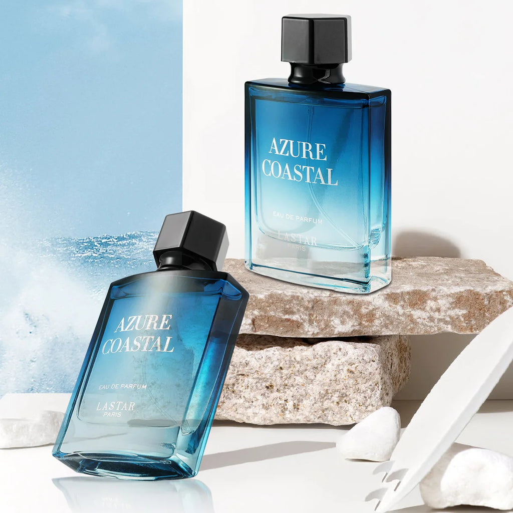 LASTAR Men's Perfume, Two bottles Totaling 100ml/3.38fl.oz, Musk, Long-Lasting Fragrance, Christmas/New Year Gifts