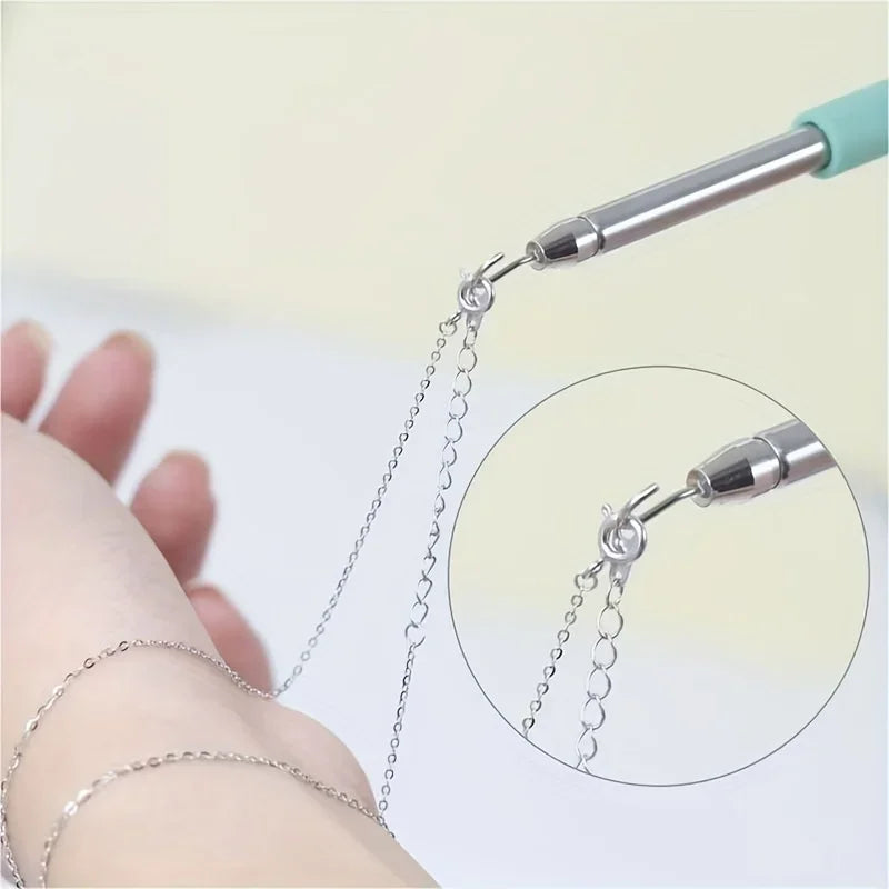 Help Wear Bracelet Tool Partner Jewelry Helper Fastening Aid Quickly Unfasten Hooking Equipment Pliers Clasps Ties Zipper Craft