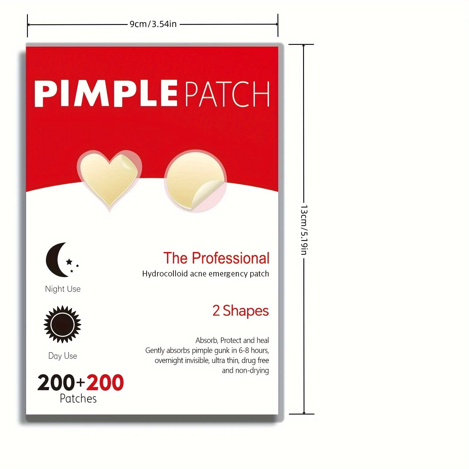 36 pieces of multi-color star acne patches, facial acne patches, concealer acne patches, and pimples patches, ultra-thin.