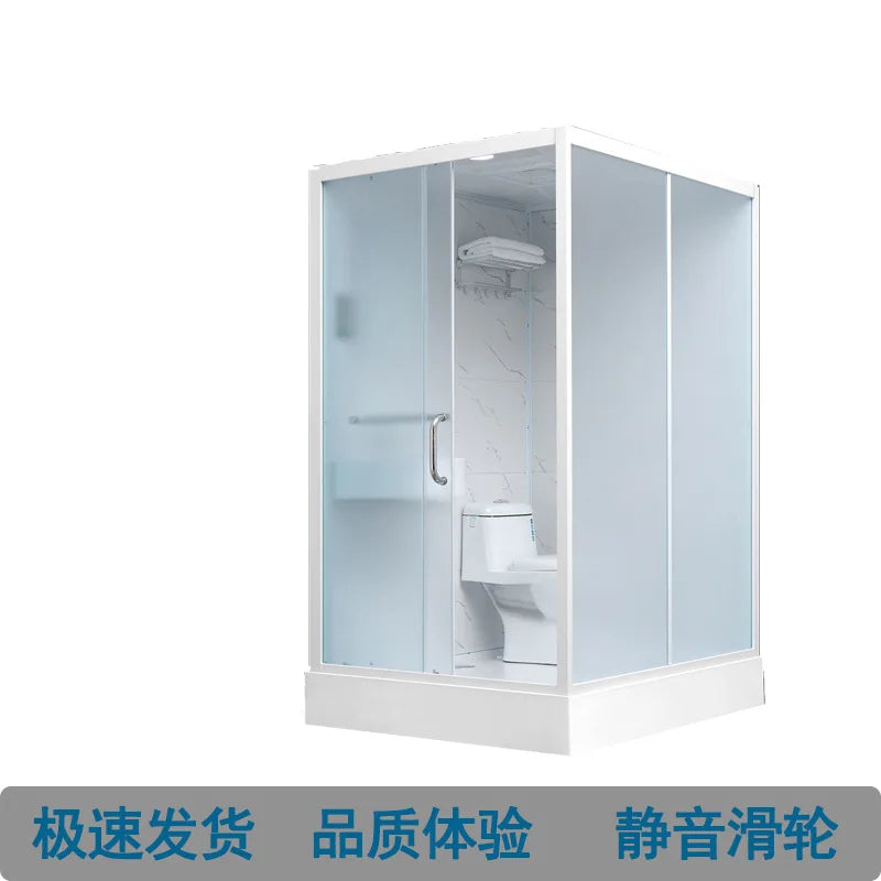 Integral shower room Integrated shower room Bathroom  integrated bathroom Simple toilet Dry and wet separation