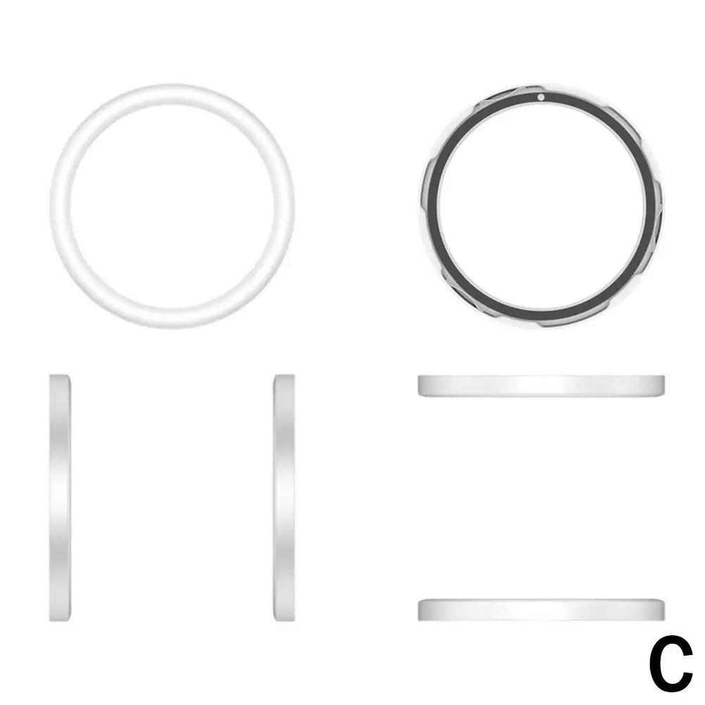 Replacement Metal Case for Nothing CMF Watch Pro 2, Flat Monochrome Bezel Hard Shell, Durable & Stylish Smartwatch Accessory